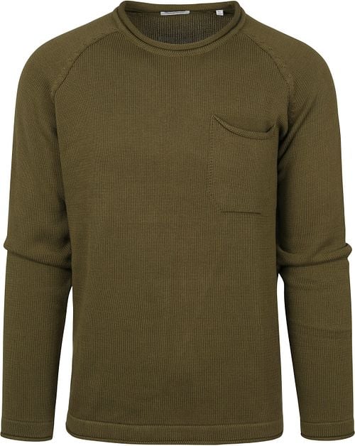 KnowledgeCotton Apparel Sweater Olivgrün Product