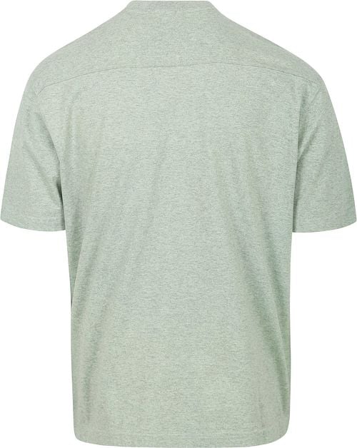 No Excess T-Shirt Mélange Vert Menthe Product / Achterkant