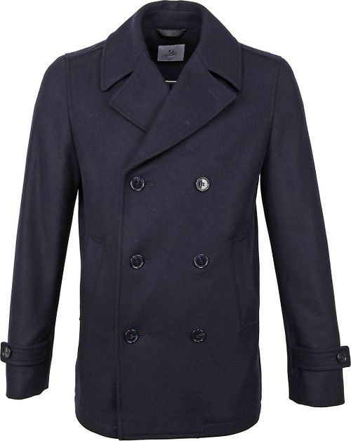 Suitable Prestige Coat Nathan Wol Blend Donkerblauw Product