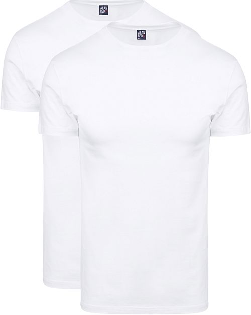 Alan Red Oakville T-shirt White 2-Pack Product