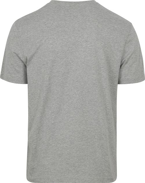 Gant T-shirt Shield Logo Grau Product / Achterkant