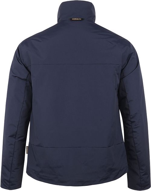 Napapijri Manteau Rankine Bleu Foncé Product / Achterkant