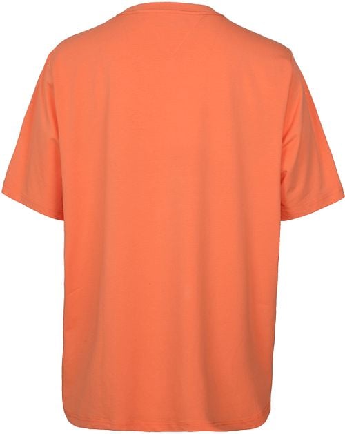 Tommy Hilfiger Big and Tall T Shirt Stretch Orange Product / Achterkant