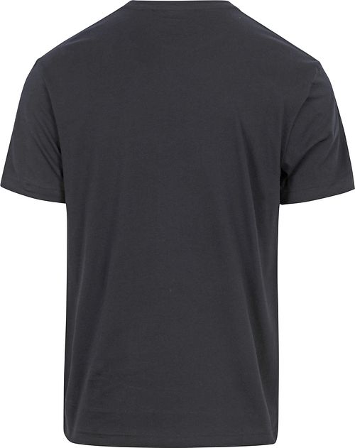 Gant T-shirt Shield Logo Black Product / Achterkant