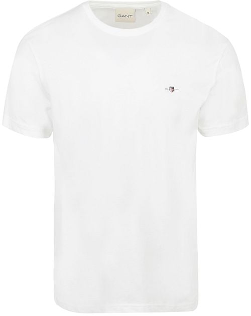 Gant T-shirt Shield Logo Weiß Product