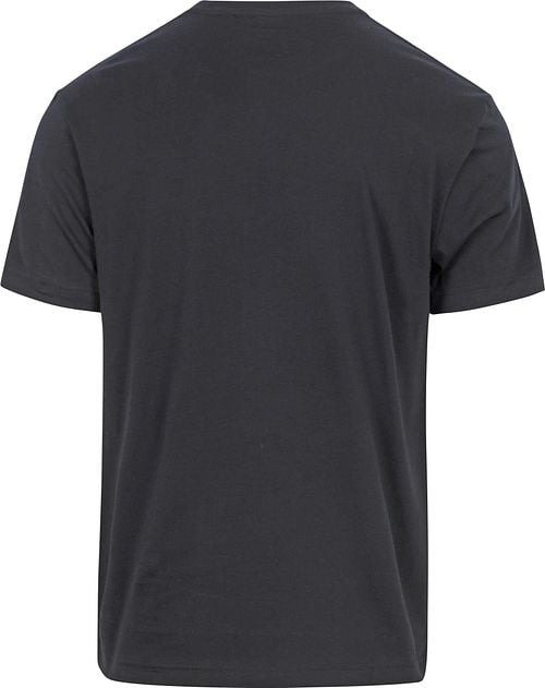 Gant T-shirt Shield Logo Zwart Product / Achterkant