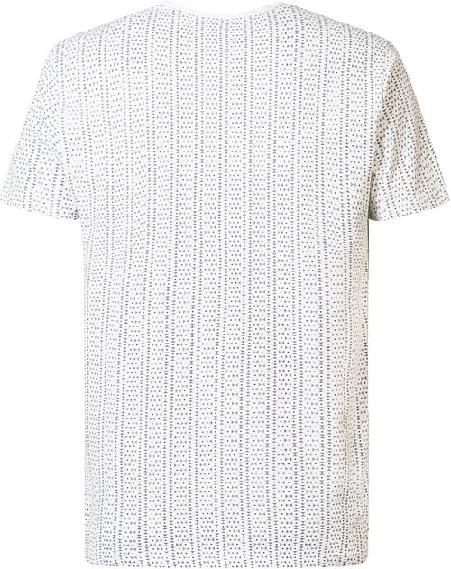 Petrol T-Shirt Myrtle Beach Druck Weiß Product / Achterkant