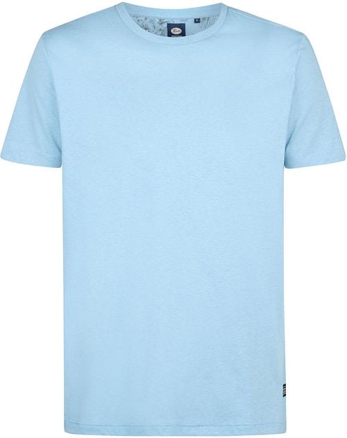 Petrol T-Shirt Viewcrest Melange Lichtblauw Product