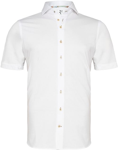 R2 Japanese Knitted Shirt Short Sleeves White Product