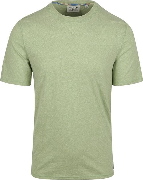 Scotch And Soda T-Shirt Melange Groen Product