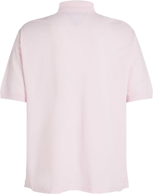 Tommy Hilfiger Big & Tall Polo Shirt Pink Product / Achterkant