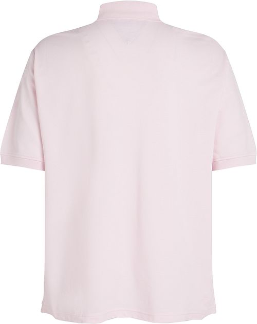 Tommy Hilfiger Big & Tall Poloshirt Rosa Product / Achterkant