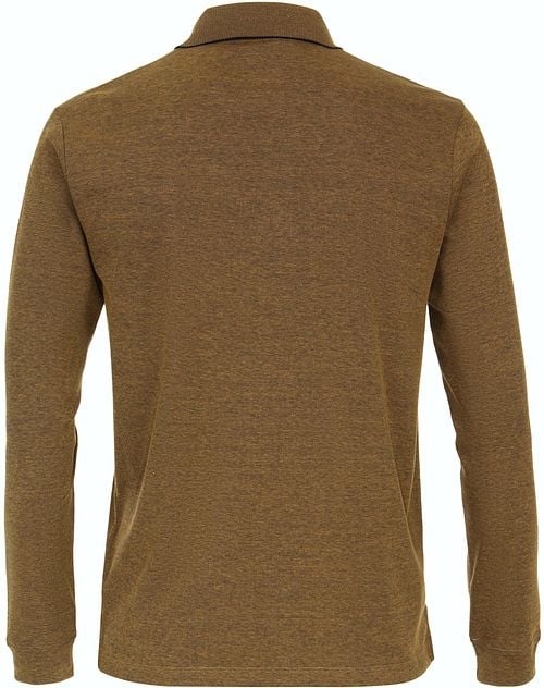 Casa Moda Polo Long Sleeves Jaune Product / Achterkant