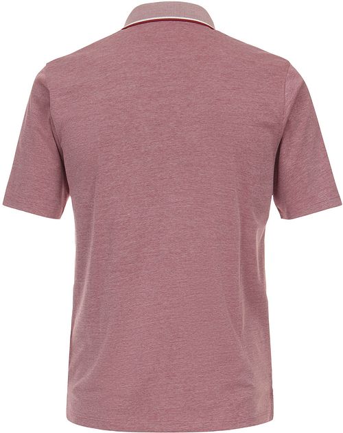 Casa Moda Polo Shirt Stretch Melange Pink Product / Achterkant