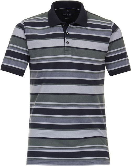 Casa Moda Poloshirt Streep Groen Product