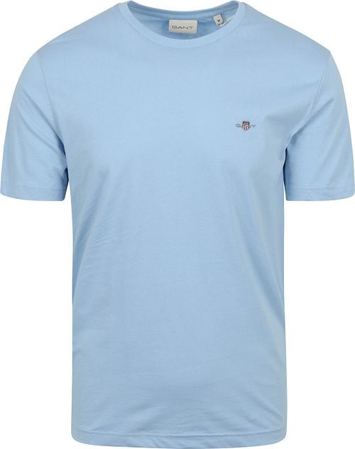 Gant T-shirt Shield Logo Light Blue Product