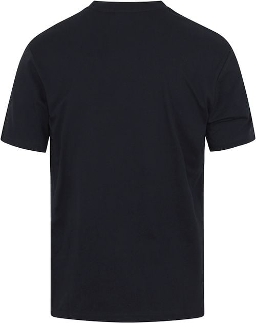 Marc O'Polo T-Shirt Logo Dark Blue Product / Achterkant