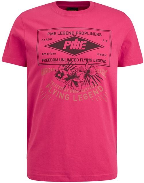 PME Legend Jersey T Shirt Logo Pink Product