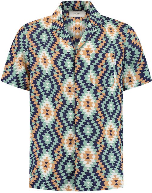 Shiwi Shirt Mayan Geo Green Product