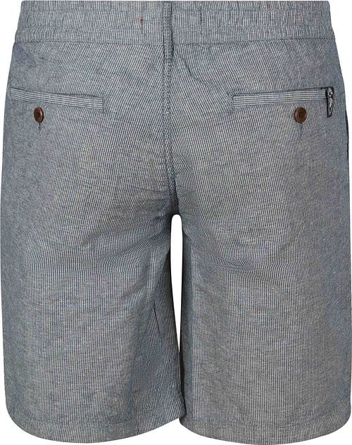 Superdry Short Linen Merchant navy Stripe Product / Achterkant