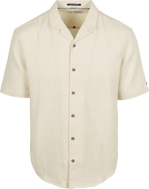 No Excess Short Sleeve Hemd Struktur Ecru Product