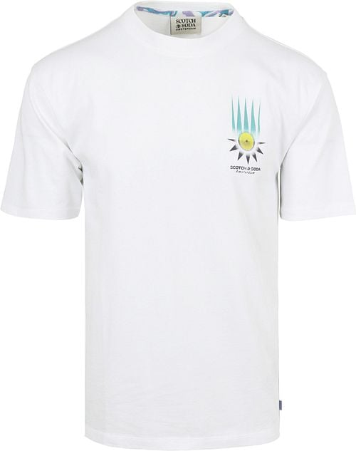 Scotch & Soda T-Shirt Artwork Wit Product