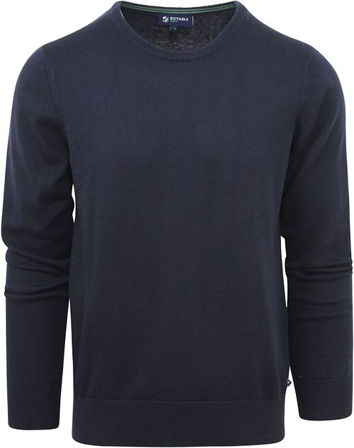 Suitable Respect Oinix Pullover O-Neck Navy Product