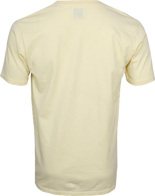 T-shirt Colorful Standard Jaune Doux Product / Achterkant