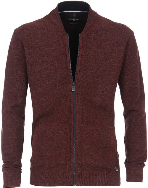 Casa Moda Vest Melange Bordeaux Product