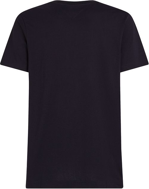 Tommy Hilfiger T-shirt Logo Monotype Marine Product / Achterkant