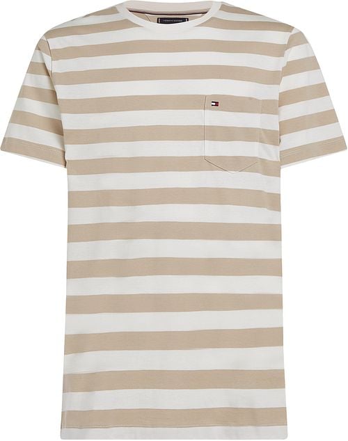 Tommy Hilfiger T-shirt Stripes Beige Product