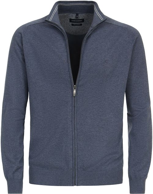 Casa Moda Pullover Zip Blue Product