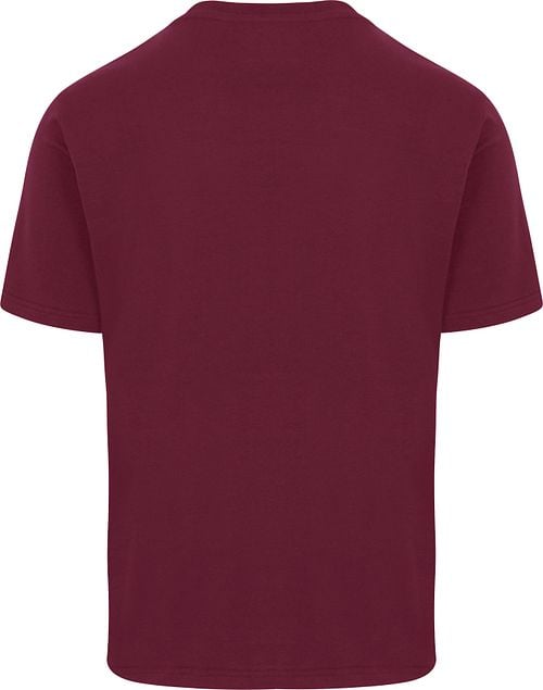 King Essentials The Shawn T-Shirt Burgundy Product / Achterkant
