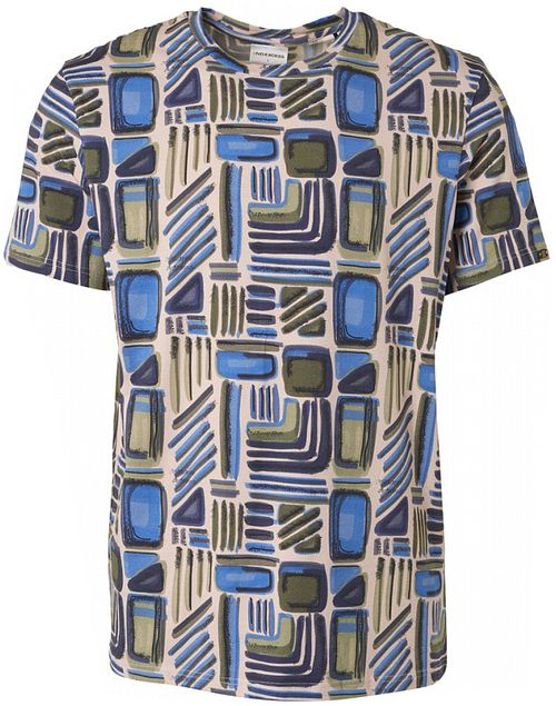 No Excess T-Shirt Druck Blau Product
