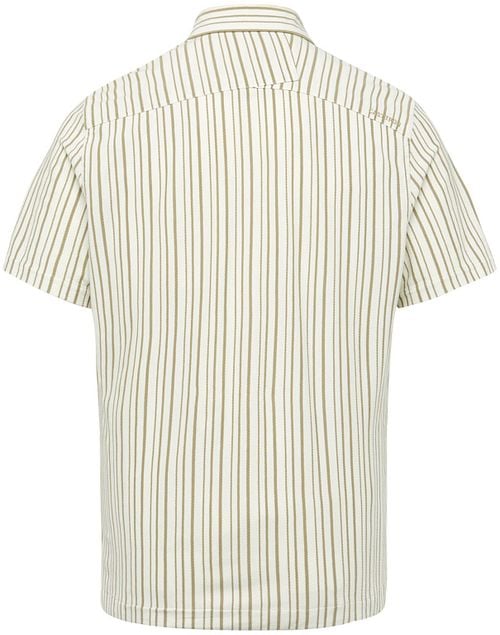 Cast Iron Short Sleeve Shirt Ecru Product / Achterkant