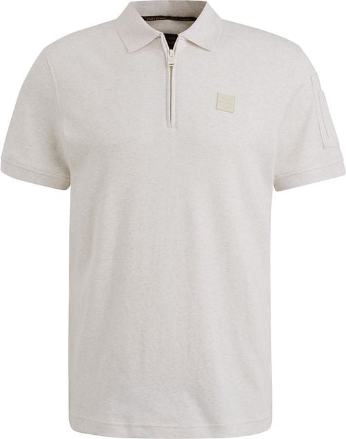 PME Legend Half-Zip Poloshirt Interlock Ecru Product