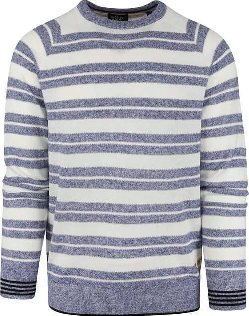 Scotch and Soda Sweater Stripes Blue Product