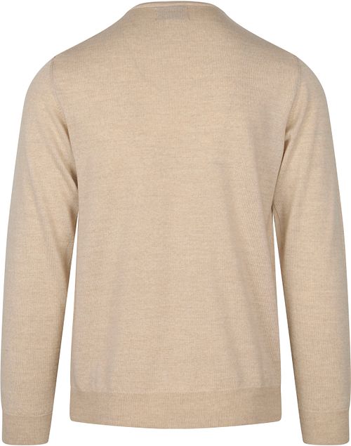 Suitable Merino Pullover O Beige Product / Achterkant