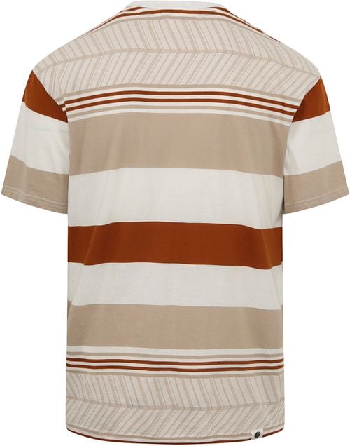 Anerkjendt Kikki T-shirt Stripes Beige Product / Achterkant