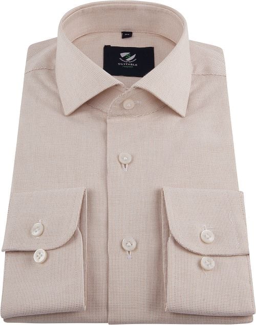 Suitable Respect Overhemd Beige Product / Detail
