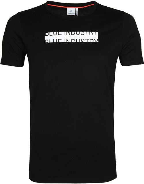 Blue Industry T-Shirt Logo Zwart Product