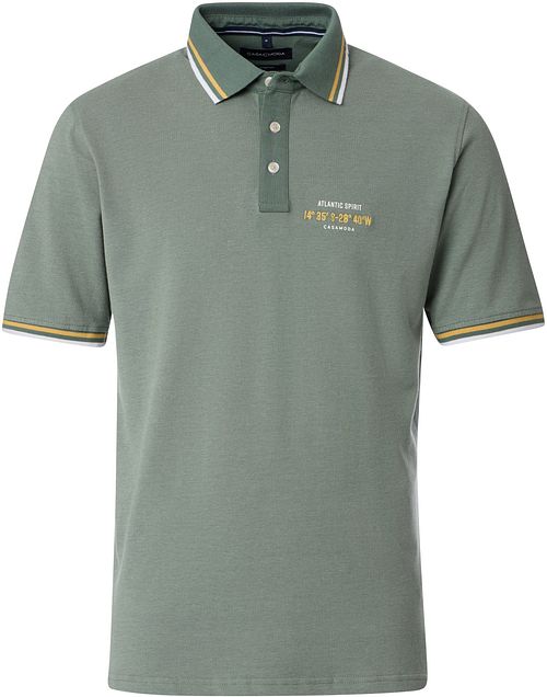 Casa Moda Poloshirt Logo Groen Product