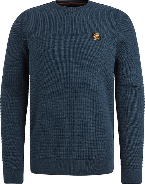 PME Legend Sweater Mouliné Navy Product