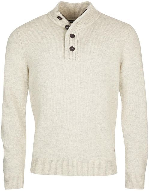 Barbour Mocker Sweater Merino Wool Light Beige Product