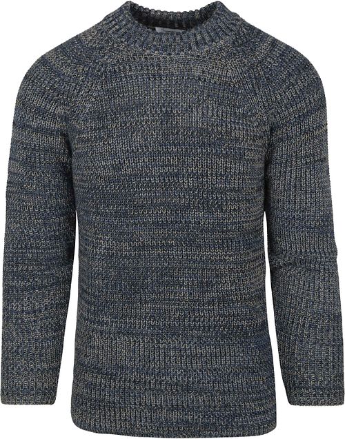 KnowledgeCotton Apparel Trui Yarn Blue Product