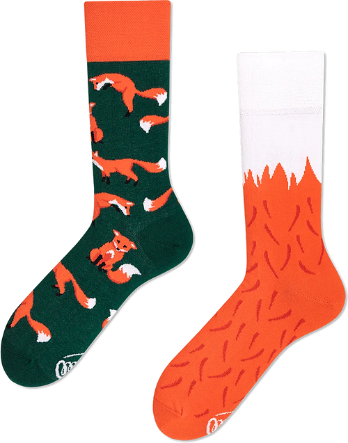 Many Mornings Socks Fox Product
