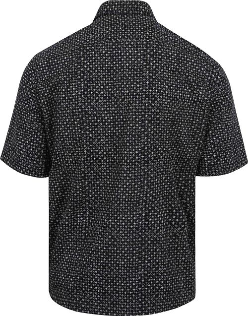 Marc O'Polo Shirt Short Sleeves Print Navy Product / Achterkant
