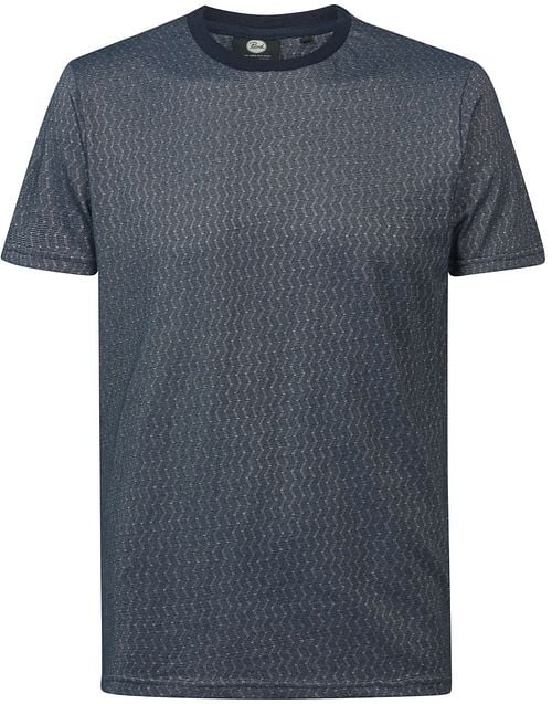 Petrol T-Shirt Zigzag Navy Product