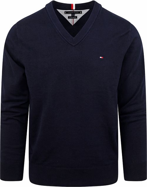 Tommy Hilfiger Pull Col-V Marine Product