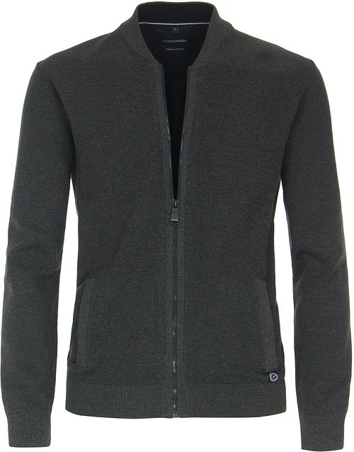 Casa Moda Zip Cardigan Anthracite Product